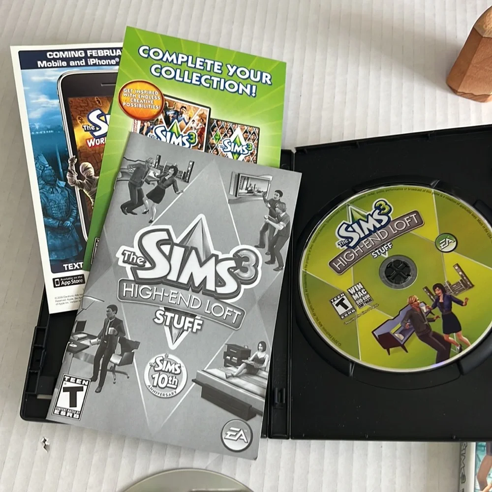 The Sims 3 PC High End Loft Stuff Pack & Ambitions & Generations Expansion Packs